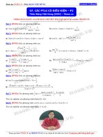 phương trình lượng giác có điều kiện