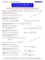 phương trình lượng giác có điều kiện