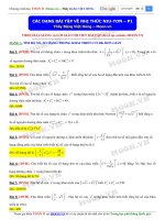 các dạng bài tập về nhị thức niu tơn