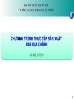 Chương Trình Thực Tập Sản Xuất K56 Địa Chính