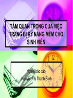 Tầm Quan Trọng Của Việc Trang Bị Kỹ Năng Mềm Cho Sinh Viên