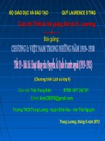 Bài Giảng Hoạt Động Của Nguyễn Ái Quốc Ở Nước Ngoài (1919- 1925)