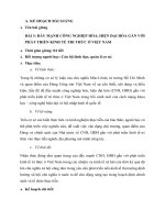 đẩy mạnh công nghiệp hóa, hiện đại hóa gắn với phát triển kinh tế tri thức ở việt nam