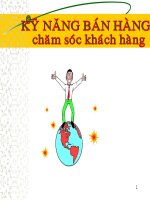 Bài Giảng Kỹ Năng Bán Hàng Và Chăm Sóc Khách Hàng
