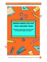 385 câu hỏi trắc nghiệm toán ôn thi thpt quốc gia