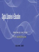 Bài Giảng Thư Viện Số Ts. Đỗ Quang Vinh