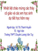 Bài Giảng Hồi Trống Cổ Thành