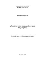 Mô phỏng nước trong công nghệ thực tại ảo