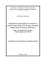 Phát triển kinh tế hộ nông dân gắn với giảm nghèo bền vững ở tình Bắc Kạn (2)
