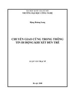 Chuyển giao cứng trong thông tin di động khi xét đến trễ