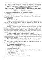 Dạy Học Và Kiểm Tra, Đánh Giá Kết Quả Học Tập Theo Định Hướng Phát Triển Năng Lực Học Sinh Môn Sinh Học