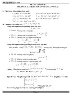 Tóm tắt lý thuyết,bài tập đại số và hình học 12 cả năm