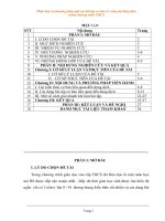 Phân Loại Và Phương Pháp Giải Các Bài Tập Cơ Bản Về Nồng Độ Dung Dịch Trong Chương Trình THCS