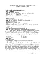 Thư Viện Câu Hỏi Môn Ngữ Văn Lớp 9