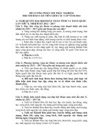 Đề Cương Phần Thi Trắc Nghiệm Hội Thi Báo Cáo Viên Giỏi Các Cấp Năm 2014