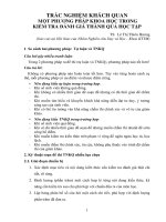 Trắc Nghiệm Khách Quan Một Phương Pháp Khoa Học Trong Kiểm Tra Đánh Giá Thành Quả Học Tập