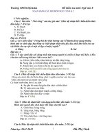 Ngân Hàng Câu Hỏi Môn Ngữ Văn 8 Kì 2