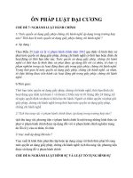 ÔN PHÁP LUẬT đại CƯƠNG