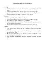 Câu hỏi ôn tập thi TN môn Kế toán quản trị