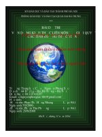 vận dụng kiến thưc sliên mon giải quyết tình huống giải pháp giảm thiểu ô nhiễm môi trường thông qua việc giáo dục ý thức người dân