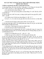 Đề cương ôn thi ứng dụng công nghệ thông tin trong dạy học môn toán