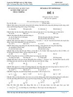 5 đề thi thử ôn thi tốt nghiệp môn lý có đáp án