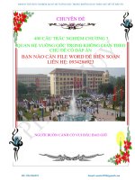 400 câu trắc nghiệm hình học không gian 11