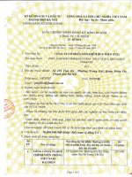 Scan Chứng nhận đăng ký kinh doanh công ty cổ phần thực tế