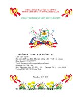 BÀI TÍCH hợp KIẾN THỨC LIÊM môn địa lí 8 bảo vệ tài nguyên sinh vật việt nam 