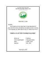 Thử nghiệm sản xuất phân bón từ phụ phẩm Biogas bằng phương pháp làm khô qua hệ thống lò sấy và đánh giá sơ bộ hiệu quả trên một số loại cây trồng ngắn ngày.