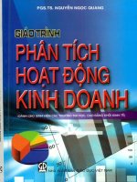 giáo trình phân tích hoạt động kinh doanh 