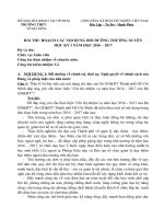 Bồi dưỡng thường xuyên modul 16 17 thpt 