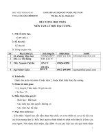 Đề cương chi tiết môn học Tâm lý học đại cương (Học viện Ngoại giao Việt Nam)