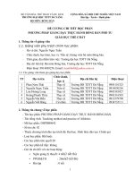 Đề cương chi tiết học phần Phương pháp giảng dạy và thực hành Bóng bàn (Đại học thể dục thể thao Đà Nẵng)