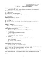 GIAO án TIẾNG ANH EXPLORE OUR WORLD lớp 1