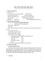 Đề cương chi tiết học phần Quản lý thể dục thể thao (Đại học thể dục thể thao Đà Nẵng)