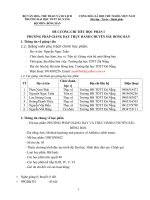 Đề cương chi tiết học phần Bóng bàn chuyên sâu 1 (Đại học thể dục thể thao Đà Nẵng)