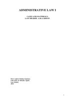 Administrative law case and materials