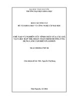 Chế tạo và nghiên cứu tính chất của các giả vật liệu hấp thụ hoàn toàn định hướng ứng dụng làm cảm biến plasmon (tt)