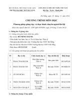 Đề cương chi tiết học phần Bơi chuyên sâu 1 (Đại học thể dục thể thao Đà Nẵng)