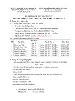 Đề cương chi tiết học phần Bóng bàn chuyên sâu 4 (Đại học thể dục thể thao Đà Nẵng)