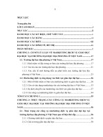 Các công cụ marketing dịch vụ giáo dục đại học của trường đại học địa phương (ĐHĐP) tại Việt Nam