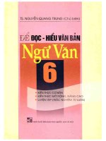 Để đọc   hiểu văn bản ngữ văn 6 phần 1 