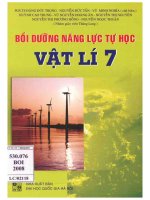 Bồi dưỡng năng lực tự học vật lý 7 phần 1 