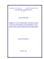 nghiên cứu sự lưu hành virus cúm chủng a h3n2 ở đàn lợn nuôi trên địa bàn hải phòng và ứng dụng kỹ thuật realtime pcr để chẩn đoán bệnh 