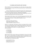 CÂU hỏi bài tập ôn THI CÔNG CHỨC THUẾ 2015