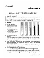 Giải bài tập toán 6 (tập 1) phần 2 