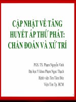 CẬP NHẬT VỀ TĂNG HUYẾT ÁP THỨ PHÁT: CHẨN ĐOÁN VÀ XỬ TRÍ