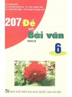 207 đề và bài văn 6 phần 1 