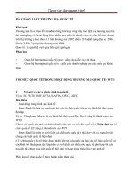 BÀI GIẢNG LUẬT THƯƠNG MẠI QUỐC TẾ